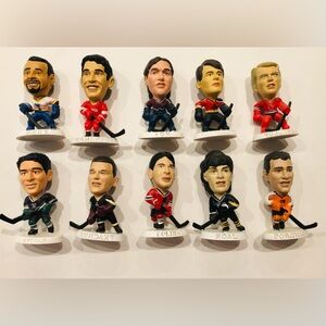 1997 NHL Headliners Mini Figures – Featuring NHL Legends Shanahan, Jagr, Fuhr,
